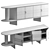 Wood Textured Handy Console, 3 Colors 3D model small image 16