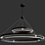 Glamour Tiered Lighting Collection 3D model small image 5