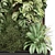 Modern Indoor Plants Set 1305 3D model small image 5