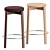 Audo Copenhagen Upholstered Counter Stools 3D model small image 1