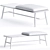 Elegant Ercolani Von Modern Bench 3D model small image 3