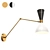 Mid-Century Brass Articulated Sconce 3D model small image 1