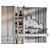 Customizable Furniture Composition with Decor 3D model small image 2