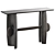 Modern Rustic Console Table: Aleks Home 3D model small image 1