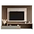 Modern TV Wall Set 028 3D model small image 2