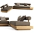 Teak Bondi L-Sectional Sofa 3D model small image 3