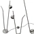Karman Interactive Pois Floor Lamp 3D model small image 6