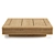 RH Bondi Teak Side Table 3D model small image 2
