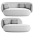 Oaze Levitating Comfort Sofa 3D model small image 11