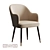 Customizable Ergonomic Birch Chair 3D model small image 1