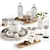 Elegant Tableware MA Set 33 3D model small image 4