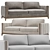 Contemporary EMERY Sofa Collection: Chic 3D model small image 1