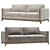 Contemporary EMERY Sofa Collection: Chic 3D model small image 2