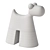 Minimalist Dog Ottoman for Kids 3D model small image 6