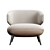  Stylish Oleo Konyshev Armchair 3D model small image 2