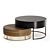 Contemporary Dual-Tone Nesting Coffee Table 3D model small image 2