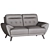 Ashley Sissoko Three-Seater Sofa 3D model small image 1