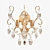 Crystal Effect Chandelier lamella 3D model small image 1