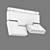 Mobi Slim Magnetic Track Light 3D model small image 2