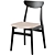 Elegant Hill Dining Table and Rodham Chair 3D model small image 6