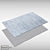 Luxury ORLAND Sky-Blue Geometric Rug 3D model small image 2
