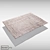 Modern Geometric Art Silk Carpet 3D model small image 2