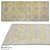 Graphic Art Octagon Rug Grey-Gold 3D model small image 1