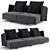 Luxury Living Volo Sofa Set 3D model small image 2