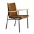 Elegant Rivage Lounge Chair 3D model small image 2