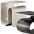Sleek Budde Side Table 3D model small image 10