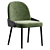 Elegant Leather Swivel Office Chair 3D model small image 2