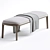 Elegant Henley Bench by Atelier 3D model small image 2