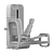 Advanced Leg Press Machine with Detailed Textures 3D model small image 5