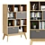 Nordic-3 Shelving Unit 3D model small image 1