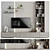 High-Quality TV Wall Model 3D model small image 1