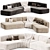 Cashew Modular Sofa Relofthome 3D model small image 1