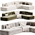 Cashew Modular Sofa Relofthome 3D model small image 5