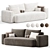 Elegant Mistral Sofa by Marac 3D model small image 1