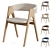 Wilson Chair - Scandinavian Style 3D model small image 1