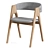 Wilson Chair - Scandinavian Style 3D model small image 2