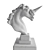 Unicorn Fantasy Ceramic Sculpture 3D model small image 6