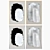 Artwork Set with Frame Options 3D model small image 3