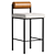 Elegant Balla Bar Stool 3D model small image 1