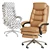 Ergonomic Leather Office Chair 3D model small image 7