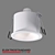 Moll GU10 Smart Ceiling Spotlight 3D model small image 1