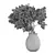 Spring Green Branches Bouquet 3D model small image 4
