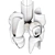 Eve Pendant Light Clear Matt 3D model small image 6