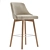 Swivel Half-Bar Stool Jimmy 3D model small image 2