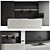 Modern Island Kitchen Render Set 3D model small image 1