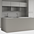 Modern Island Kitchen Render Set 3D model small image 6